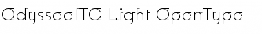 Download Odyssee ITC Light Font Title Preview