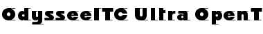Download Odyssee ITC Ultra Font Title Preview