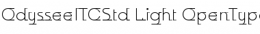 Download Odyssee ITC Std Light Font Title Preview