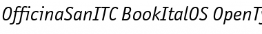 Download Officina Sans ITC Book Italic OS Font