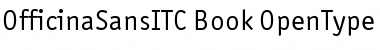 Download OfficinaSansITC Book Font Title Preview