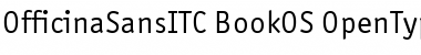 Download OfficinaSansITC Book OS Font Title Preview