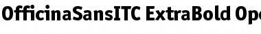 Download OfficinaSansITC ExtraBold Font Title Preview