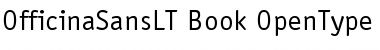 Download ITC Officina Sans LT Book Font Title Preview