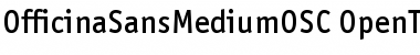 Download OfficinaSansMediumOSC Regular Font Title Preview