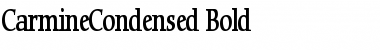 Download CarmineCondensed Bold Font Title Preview