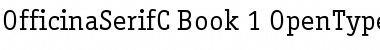 Download OfficinaSerifC Regular Font Title Preview