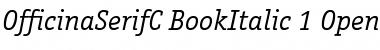 Download OfficinaSerifC Regular Font Title Preview