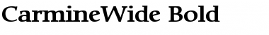 Download CarmineWide Bold Font Title Preview