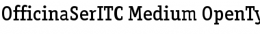 Download OfficinaSerITC Regular Font Title Preview