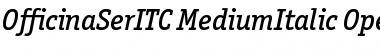 Download OfficinaSerITC Regular Font Title Preview