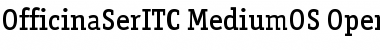 Download OfficinaSerITC MediumOS Font Title Preview