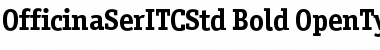 Download OfficinaSerITCStd Bold Font Title Preview