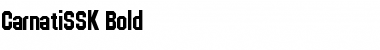 Download CarnatiSSK Bold Font Title Preview