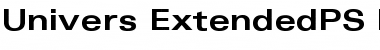 Download Univers ExtendedPS Bold Font