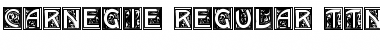 Download Carnegie Regular Font Title Preview