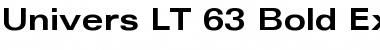 Download Univers LT 53 Extended Bold Font