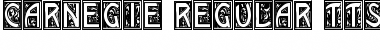 Download Carnegie Regular Font Title Preview