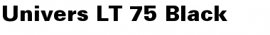 Download Univers LT 55 Bold Font
