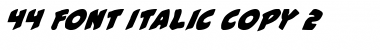 Download #44 Font Italic Italic Font Title Preview