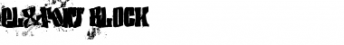 Download (el&font BLOCK) Regular Font Title Preview
