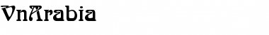 Download .VnArabia Regular Font Title Preview