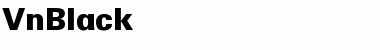 Download .VnBlack Regular Font Title Preview