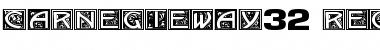 Download CarnegieWay32 Regular Font Title Preview