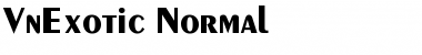 Download .VnExotic Normal Font Title Preview