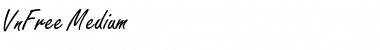 Download .VnFree Medium Font Title Preview