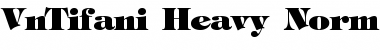 Download .VnTifani Heavy Normal Font Title Preview