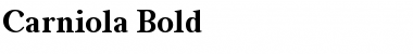 Download Carniola Bold Font Title Preview