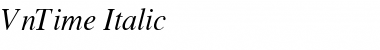 Download .VnTime Italic Font Title Preview