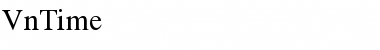 Download .VnTime Regular Font Title Preview