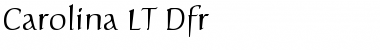 Download Carolina LT Dfr Regular Font Title Preview