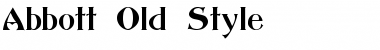 Download Abbott Old Style Regular Font Title Preview