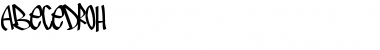 Download AbeceDroh Original Font Title Preview