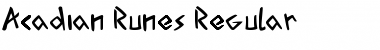 Download Acadian Runes Regular Font