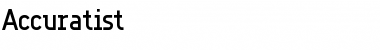 Download Accuratist Regular Font Title Preview
