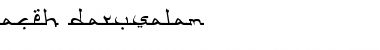 Download Aceh Darusalam Regular Font Title Preview