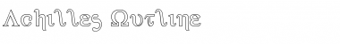 Download Achilles Outline Outline Font Title Preview