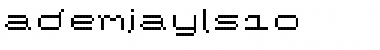 Download ADemjayls10 Regular Font Title Preview