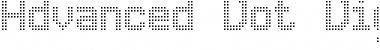 Download Advanced Dot Digital-7 Regular Font Title Preview