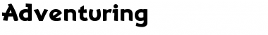 Download Adventuring Regular Font Title Preview