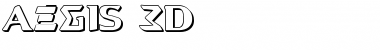 Download Aegis 3D Regular Font Title Preview