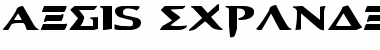 Download Aegis Expanded Expanded Font Title Preview