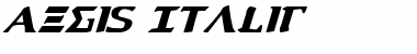 Download Aegis Italic Italic Font Title Preview