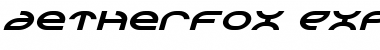 Download Aetherfox Expanded Italic Expanded Italic Font Title Preview