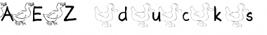 Download AEZ ducks AEZ ducks Font Title Preview