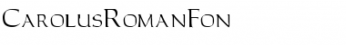 Download CarolusRomanFon Regular Font Title Preview